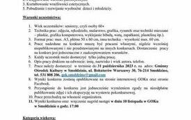 regulamin konkursu dla senior&oacute;w